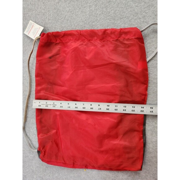 Mickey Mouse Cinch Top Backpack Lightweight Red Drawstring Bag Travel Disney - Picture 7 of 9